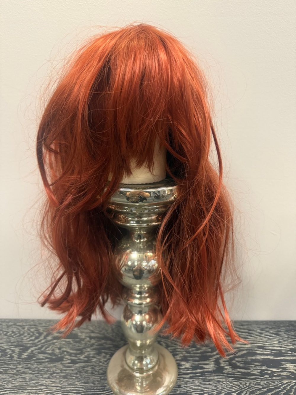 Women’s Red Layered Wig - Vibrant Copper Red 28” long natural & real